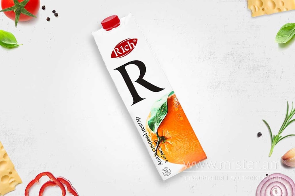 Сік Rich апельсин 1л