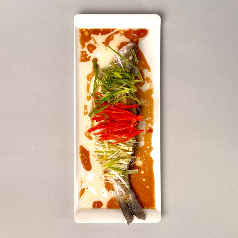 Steamed Seabass