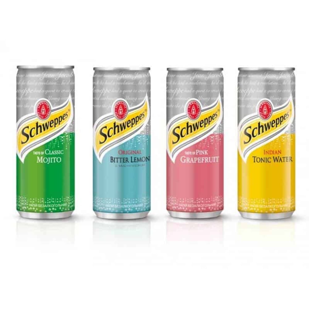 Schweppes в асортименті