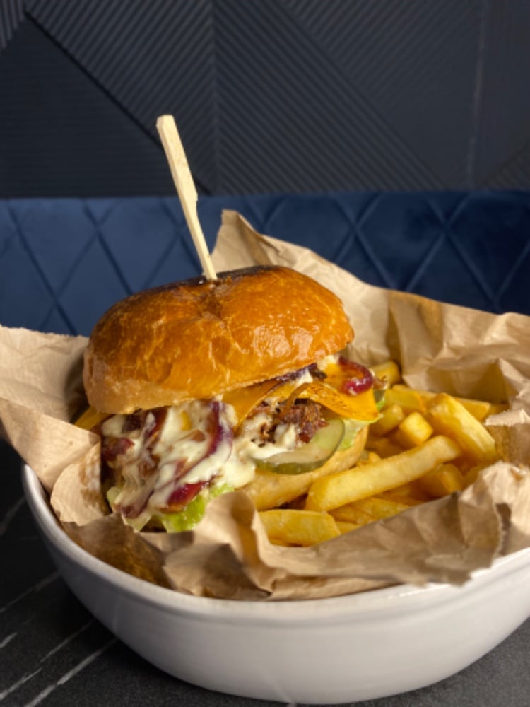 Pork burger