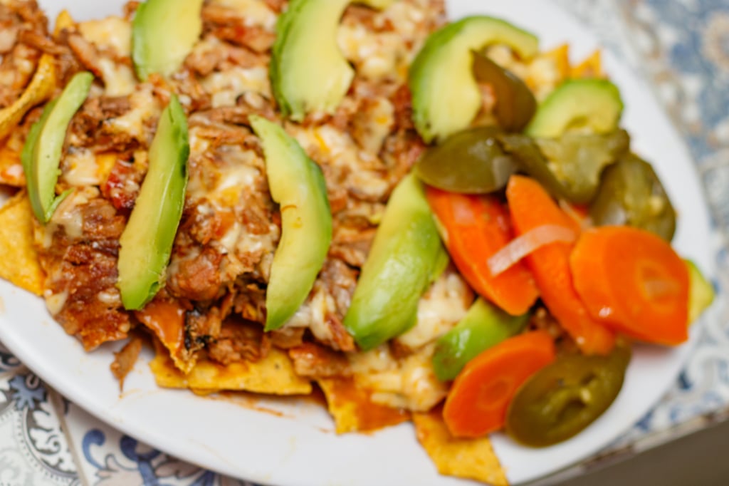 Nachos de pollo
