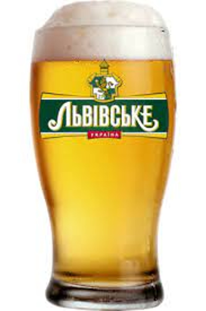 Пиво "Львівське світле" 0,5л