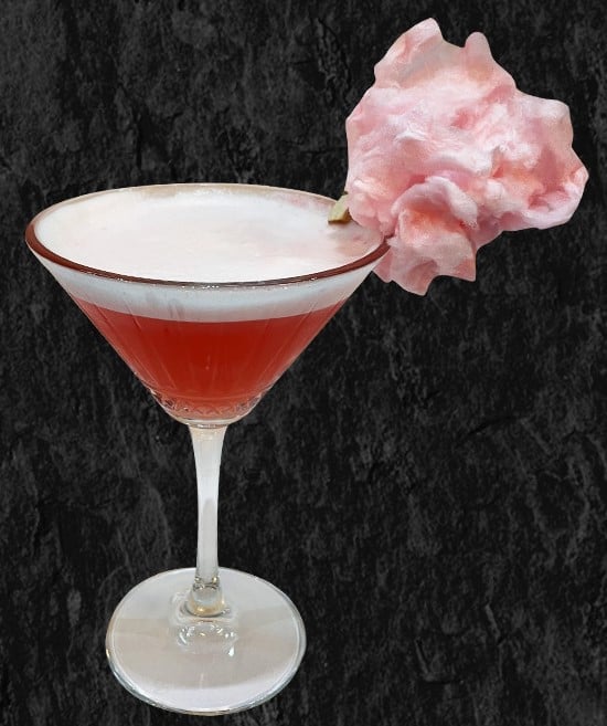 Fluffy gin sour