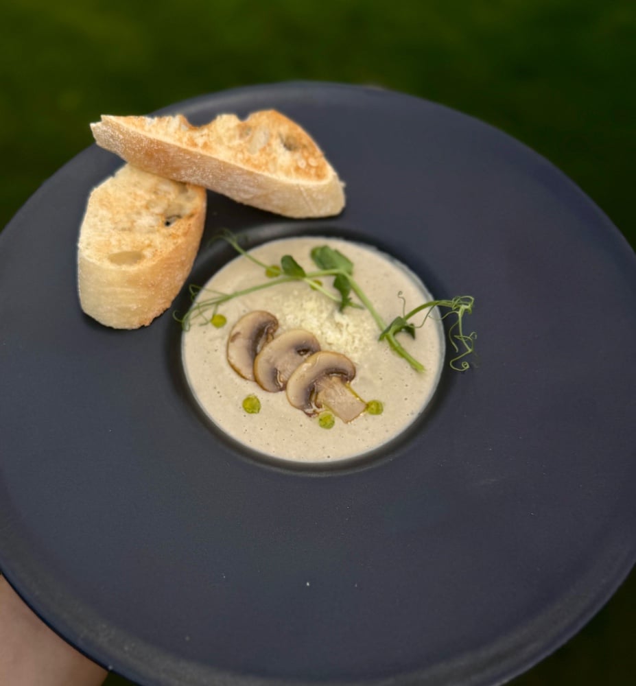 Грибний крем суп