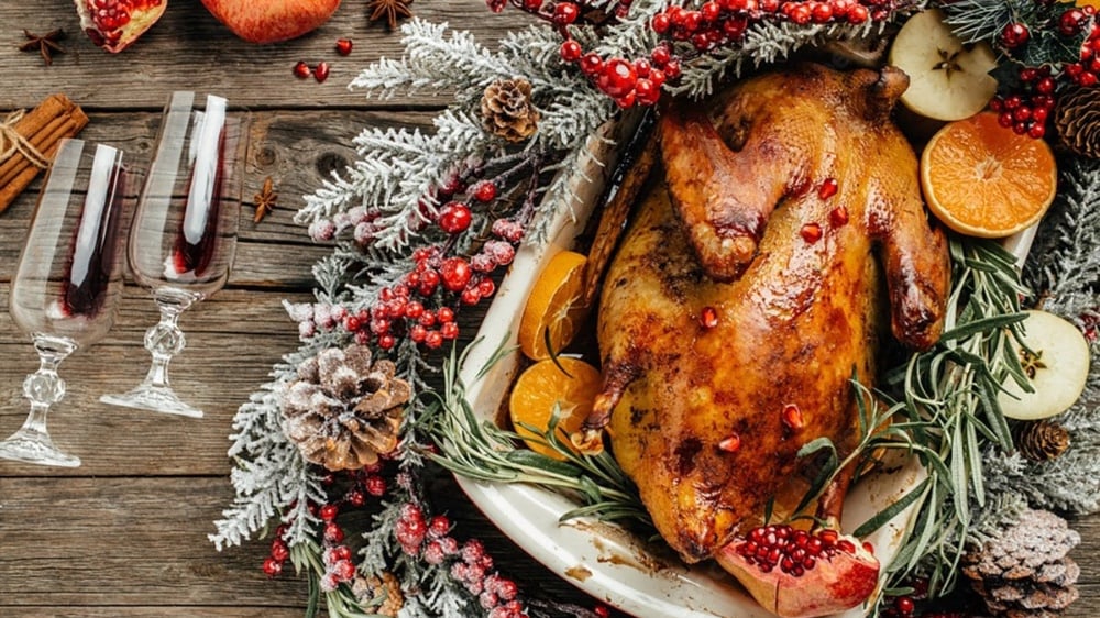 Качка запечена з апельсинами