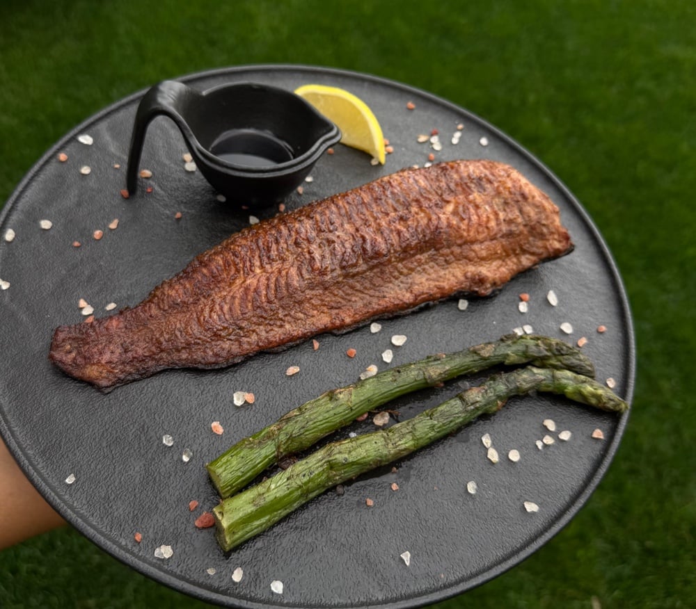 Філе мармурового сома на грилі