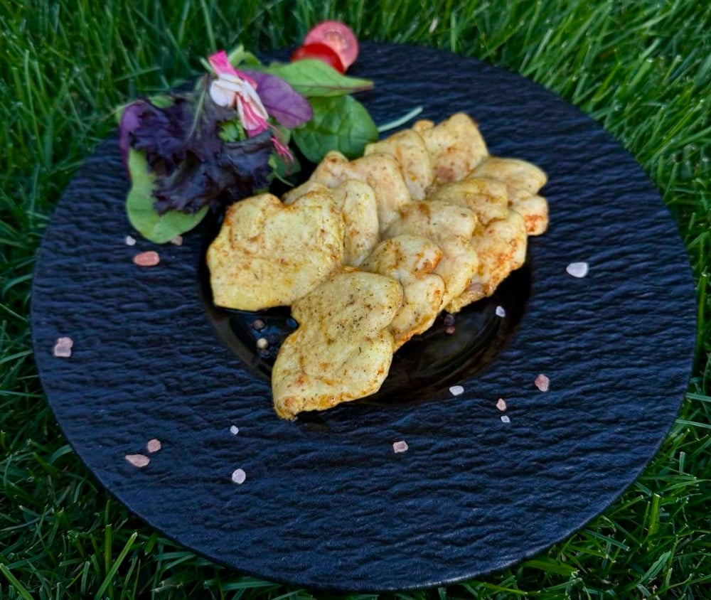 Шашлик з перепелиних грудок