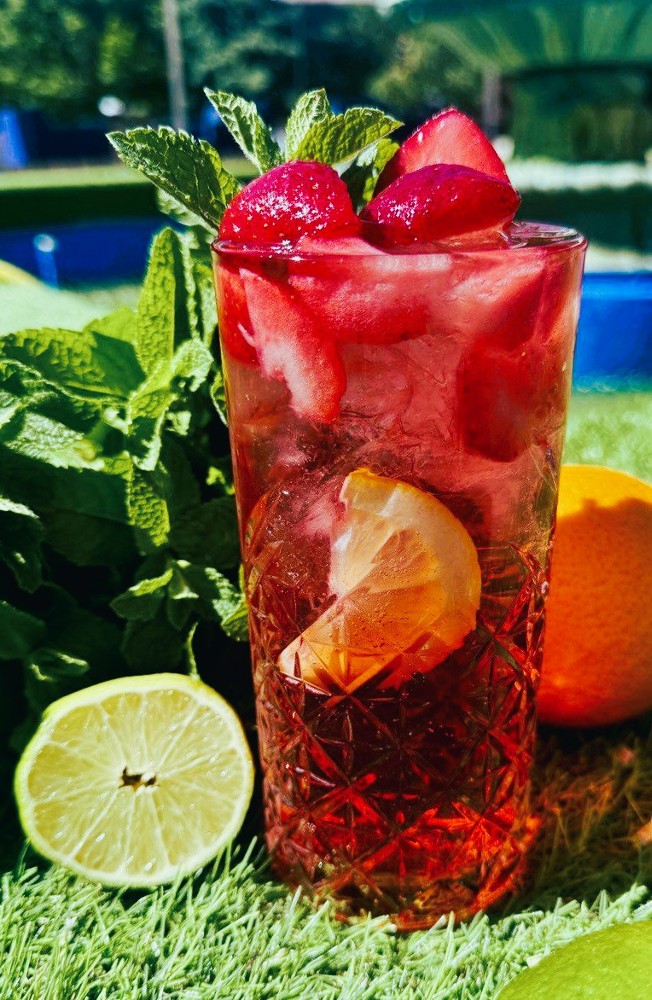 Лимонад полуниця/Strawberry lemonade