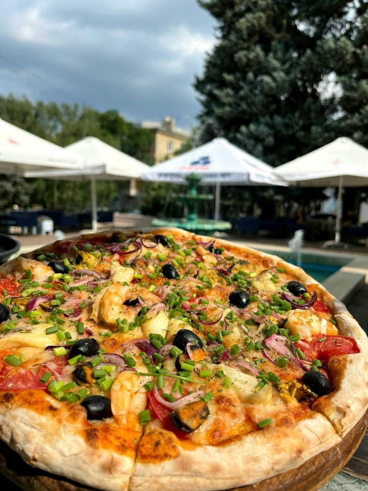 Піца "Морська"/Pizza "Sea" 40 см/cm