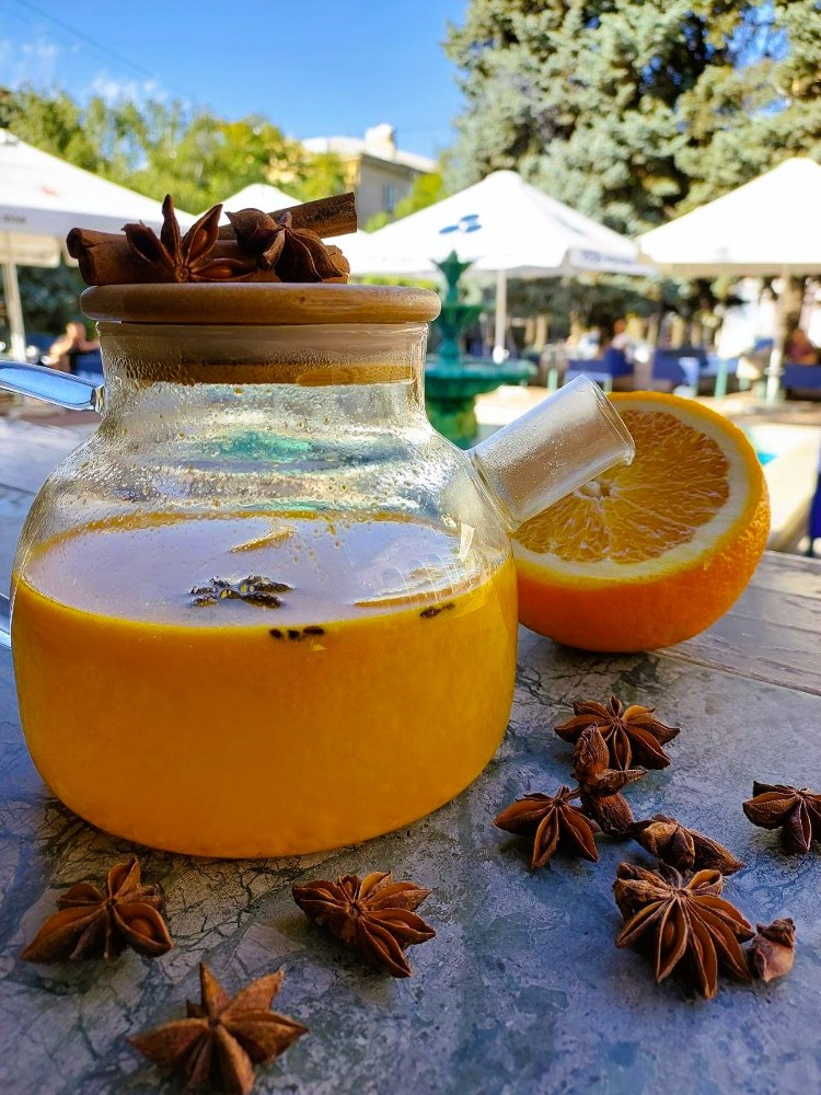 Чай обліпихово-апельсиновий/Sea buckthorn-orange tea 600мл/ml