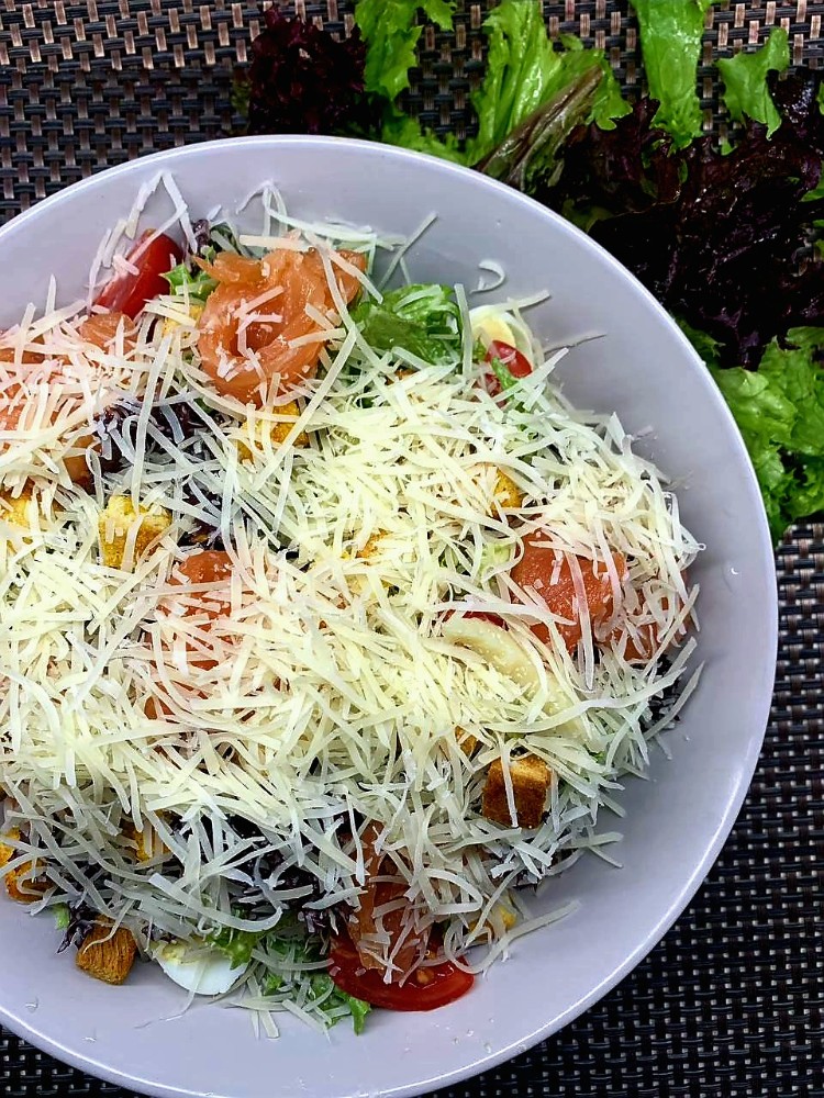 Цезар з лососем/Caesar with salmon