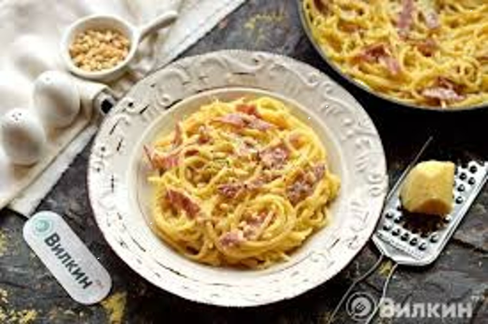Паста "Карбонара"/Pasta "Carbonara"