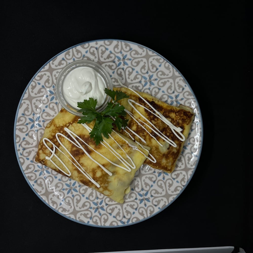 Млинці (курка+гриби+сир)