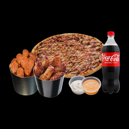 HubBox, смажені ковбаски та крильця пірі-пірі