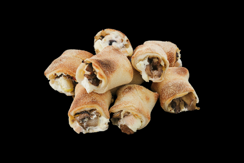 Роллс з куркою та грибами