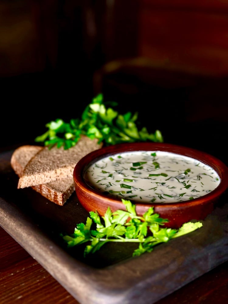 Окрошка з язиком