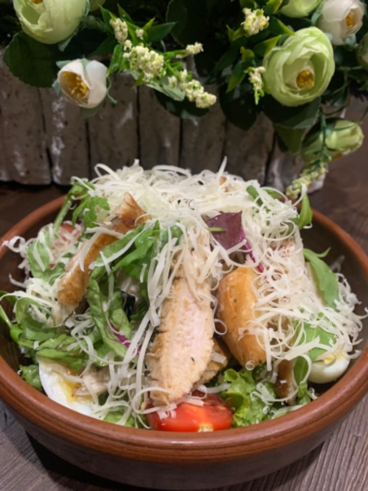 Салат «Цезар» з куркою