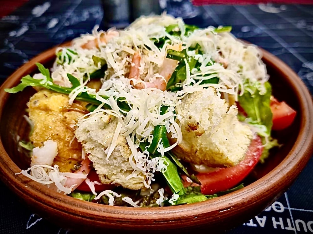 Салат «Цезар» з креветкою