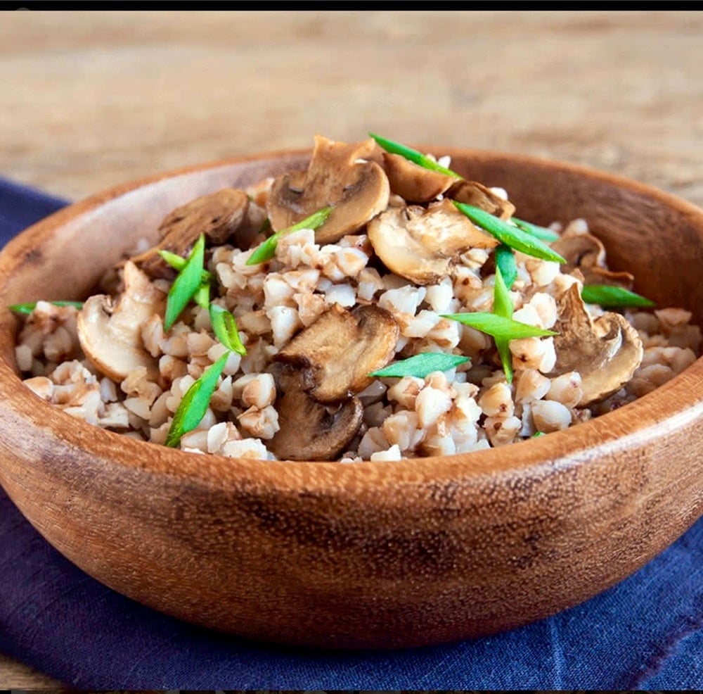 Гречка з грибами