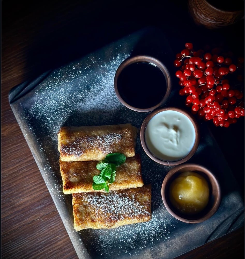 Млинці з сирковою масою