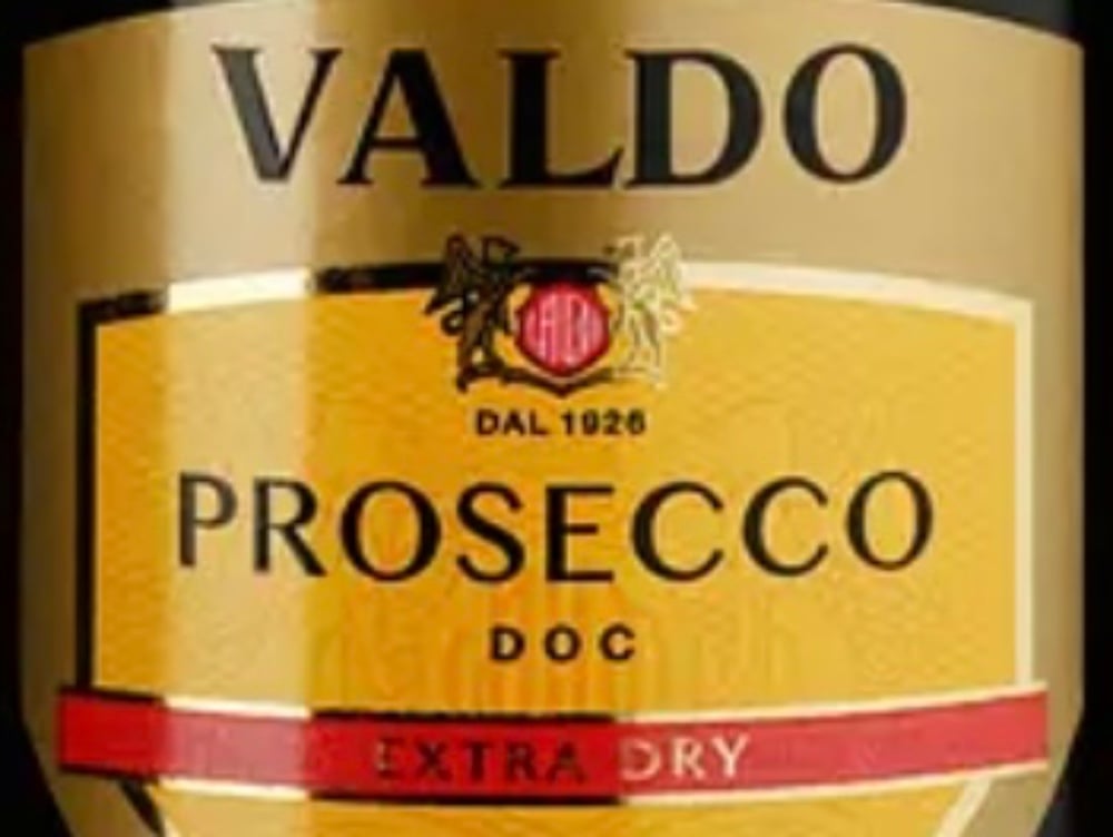 Вино ігристе VALDO Prosecco DOC Extra dry Spumante Bianco, сухе, біле, 11%, 0,75 л (