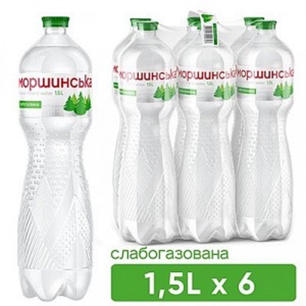Мінеральна вода "Моршинська" 1,5л газована