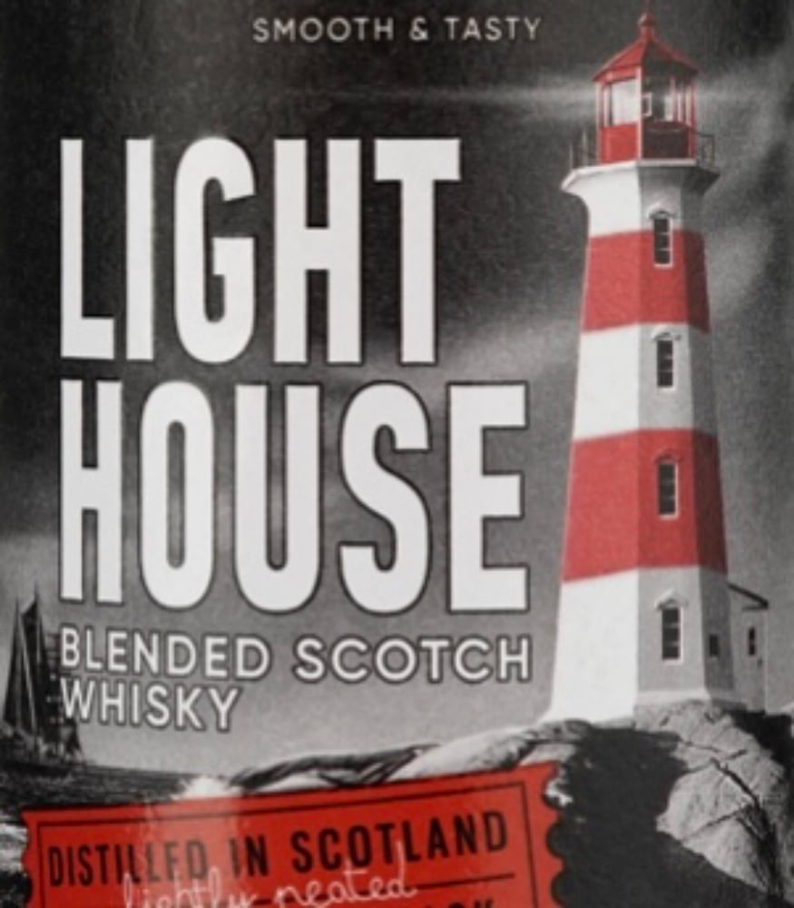 Віскі Lighthouse Blended Scotch Whisky Peated 40%  50ml
