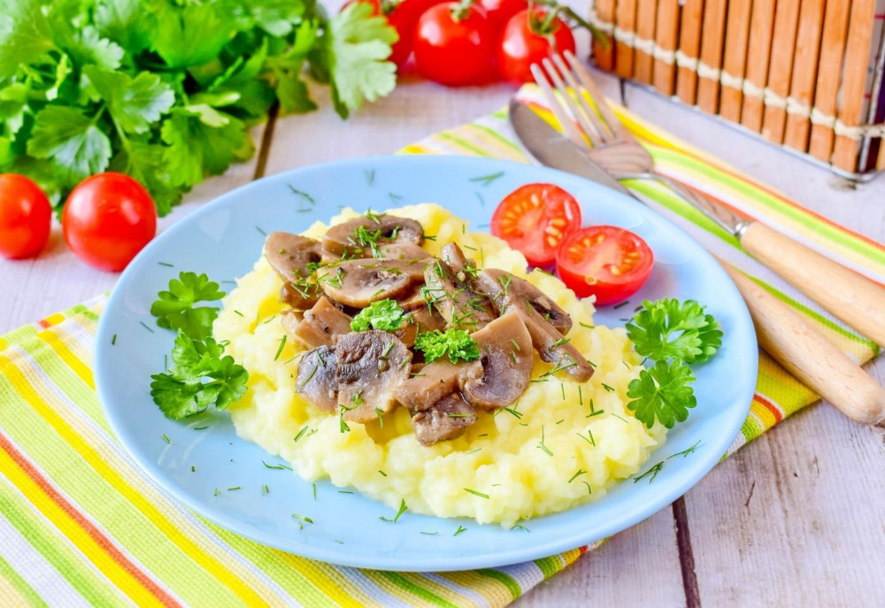 Пюре з грибами
