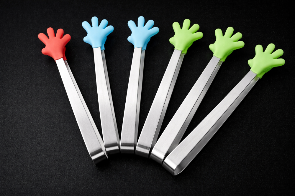 Тримачі для їжі набір 1 шт (червоний, голубий, салатовий)