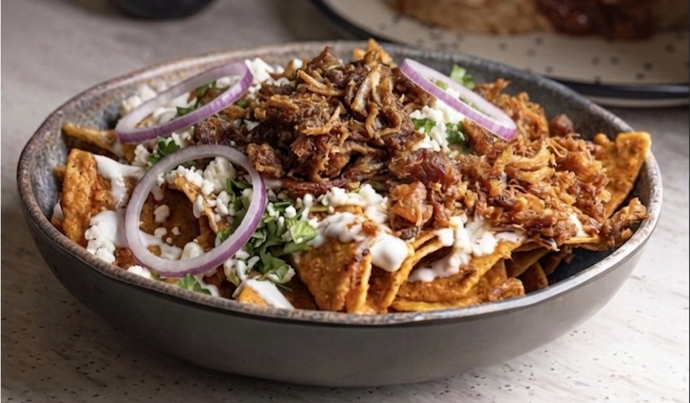 Chilaquiles de Chicharron