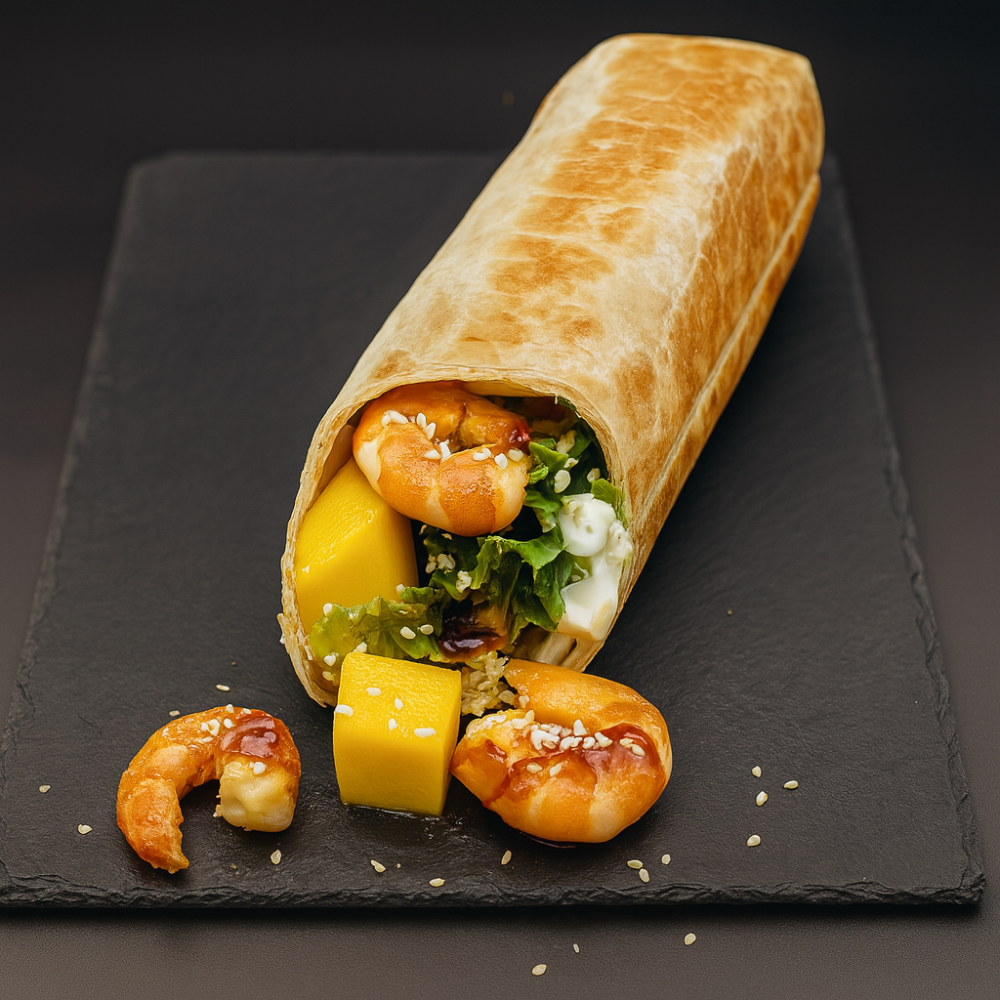 Шаурма з креветками та манго, 440 г