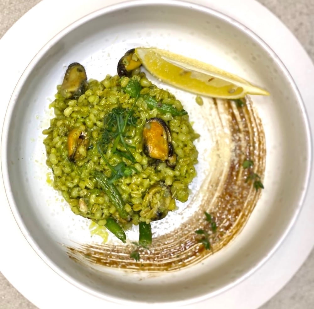 Булгур з мідіями // Bulgur with mussels
