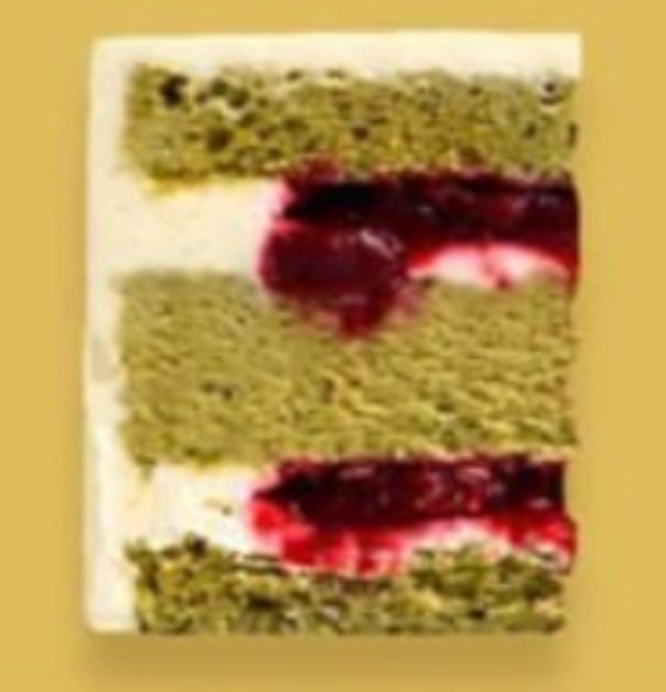 Торт Матча Вишня, кг //  Cake Matcha Cherry
