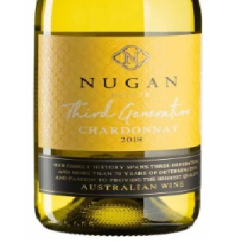Шардоне Сьорд Дженерейшн Nugan Estate  // Chardonnay Third Generation, Австралія, 150 мл