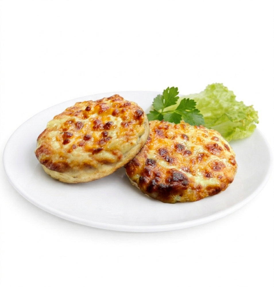 Ватрушка м'ясна з сиром