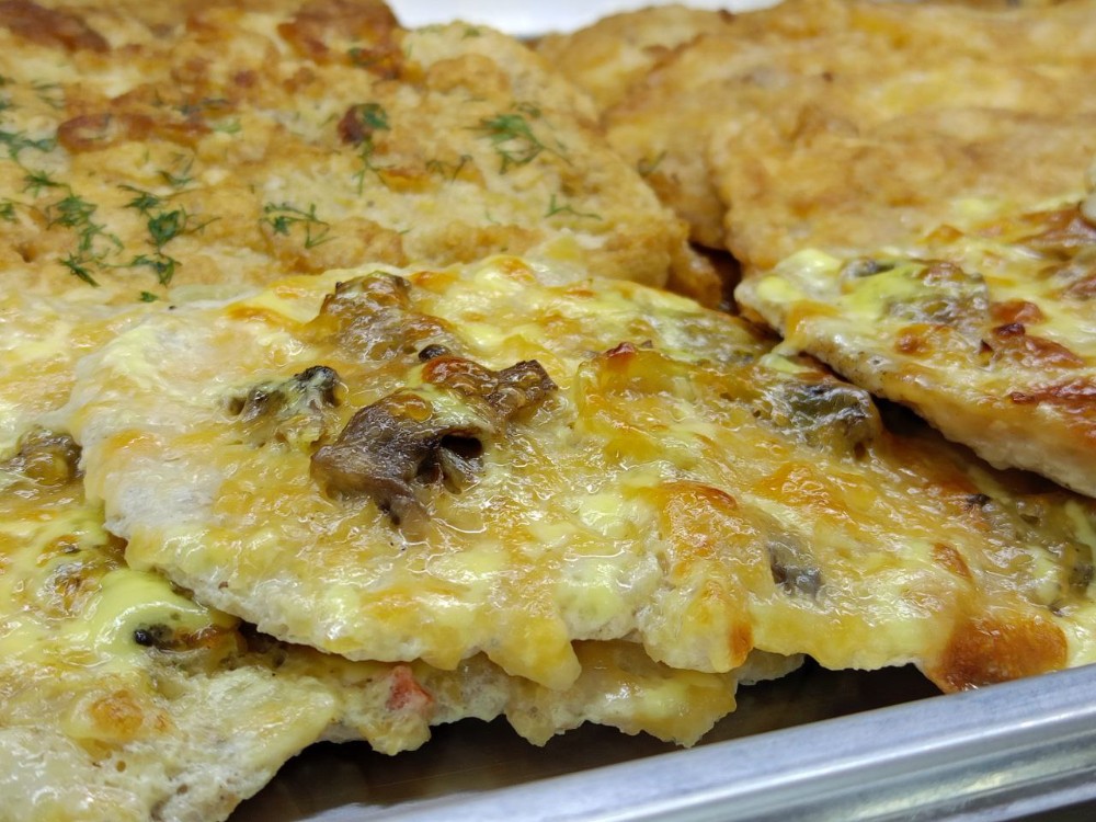 Мʼясо по-французьки з грибами (достака)