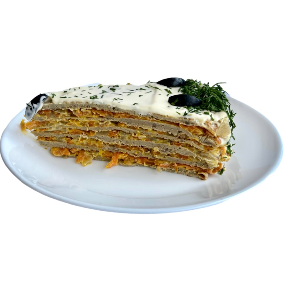 Печінковий торт (достака)