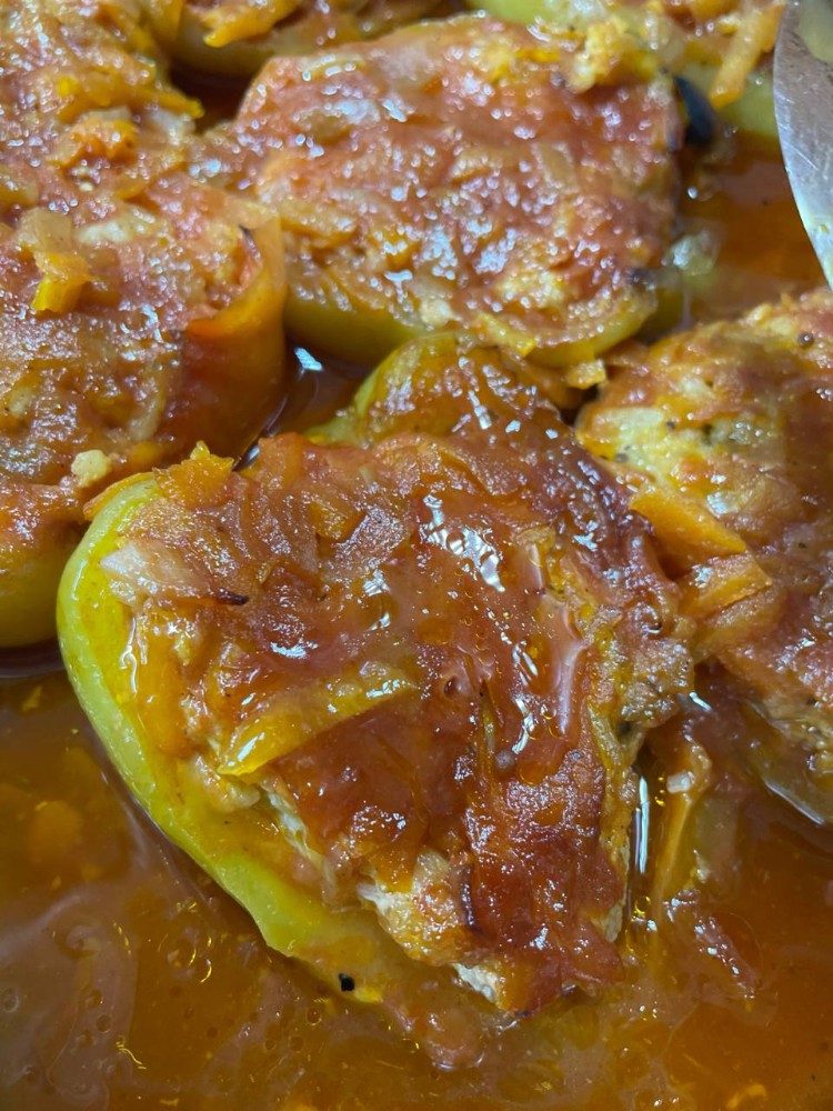 Перець фарширований (кур) кулінарія