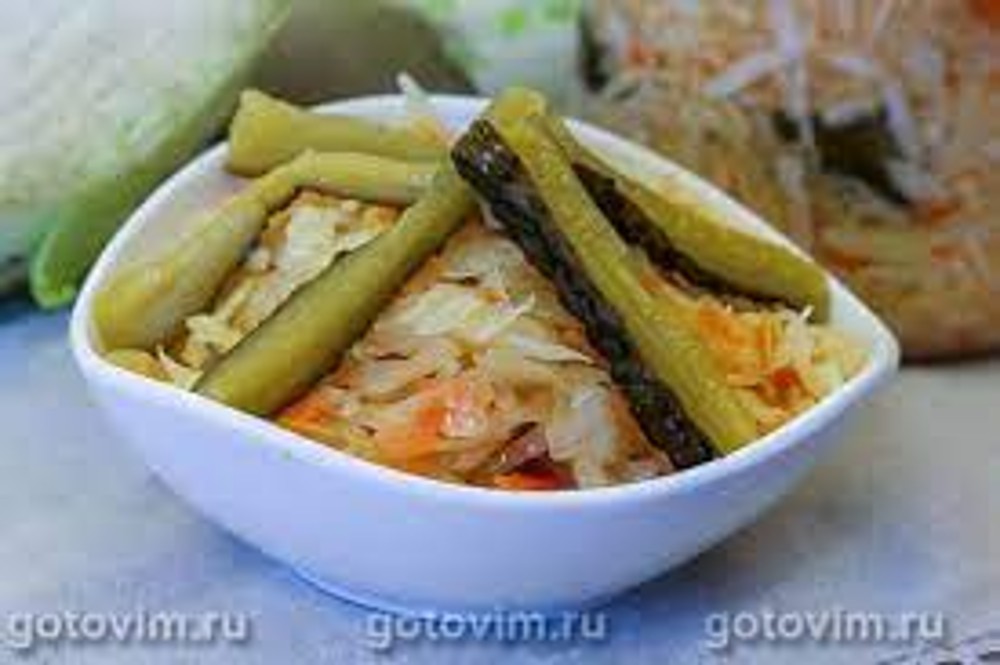 С-т із квашеної капусти с огірком  100 гр*