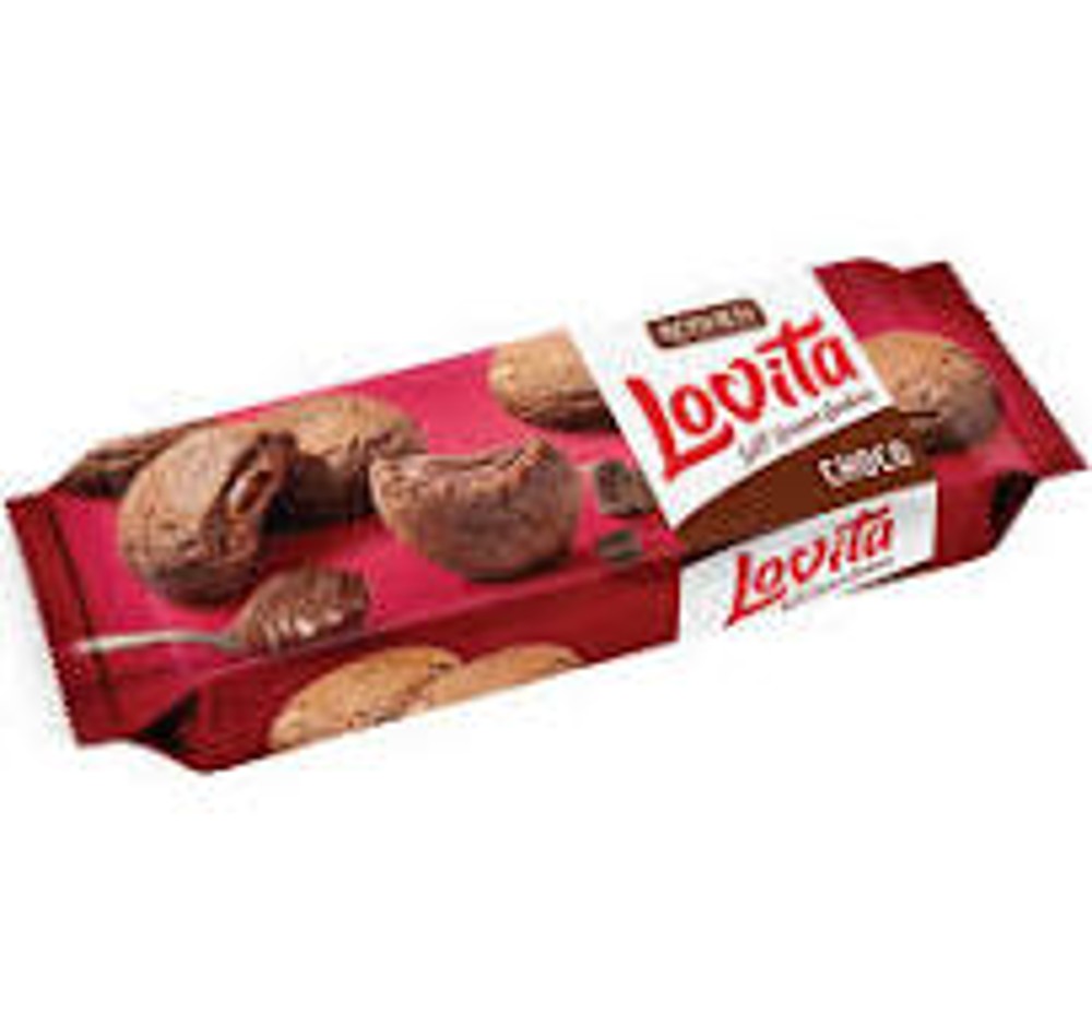 Здобне печиво Lovita Soft Cream Cookies cocoa 127г.