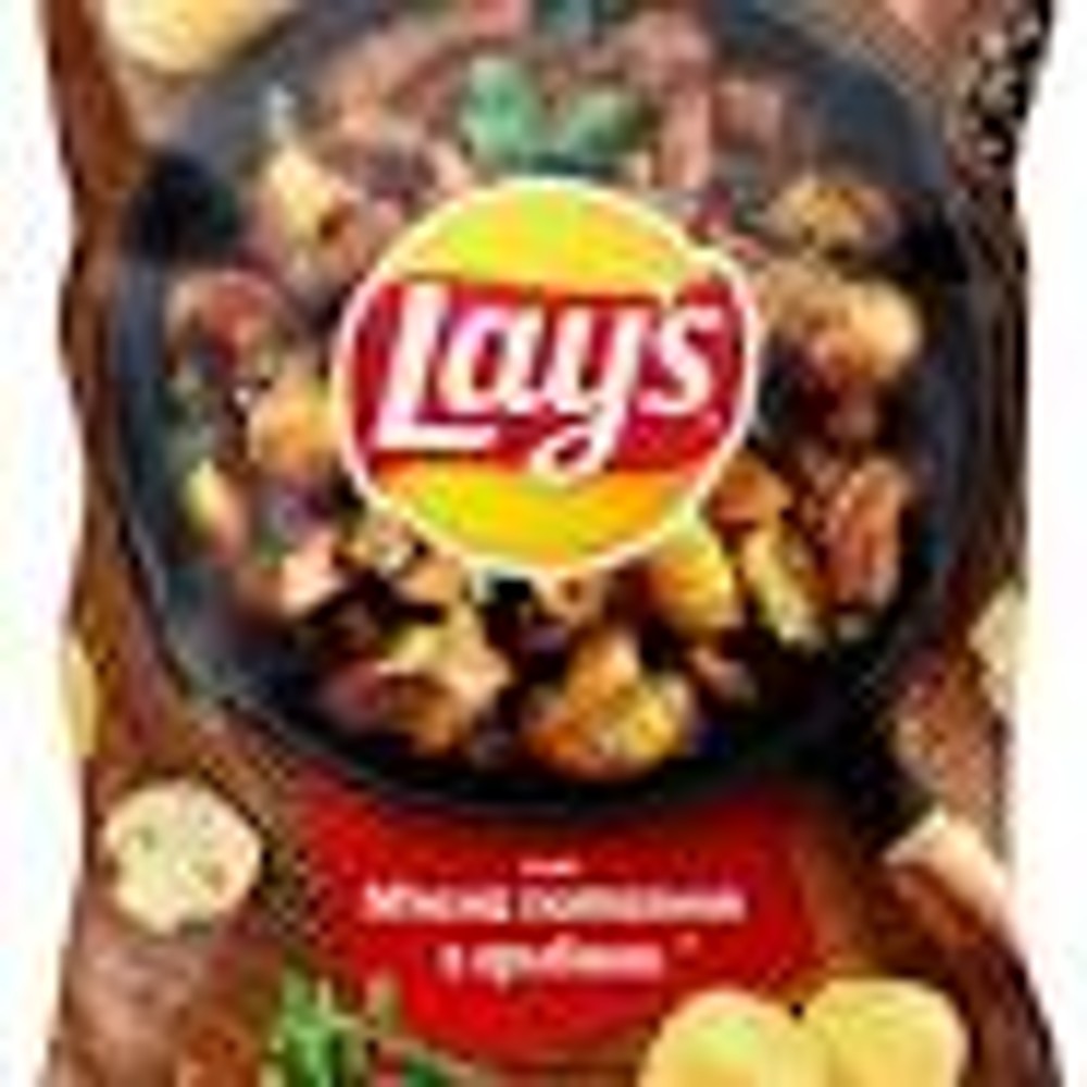 Чипси Lays 60 г м'ясна пательня з грибами