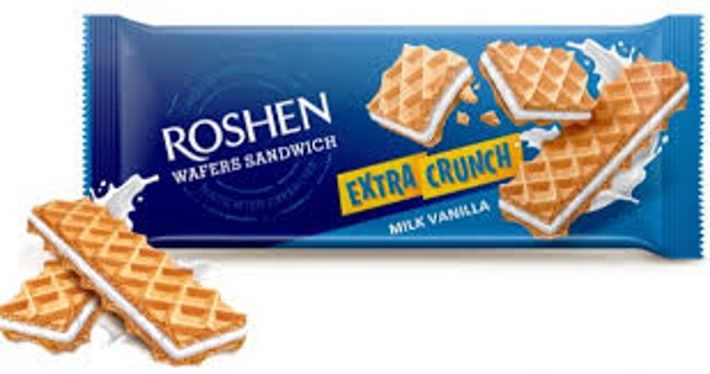 Вафлі Wafers Sandwich Cruch ваніль 142г