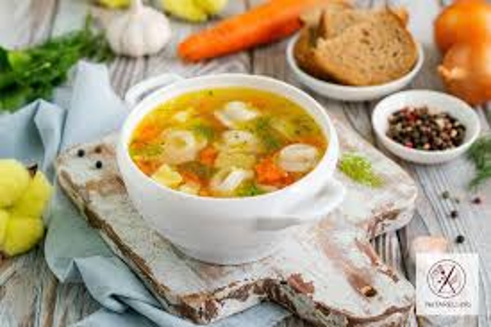   Пельмені домашні курячі в бульоні 45/100 г*