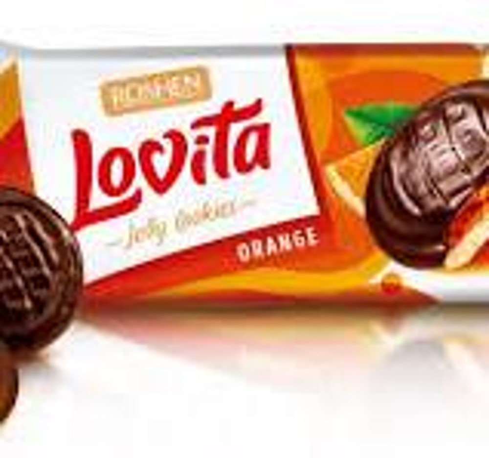 Здобне печиво Lovita Jelly 135г апельсин