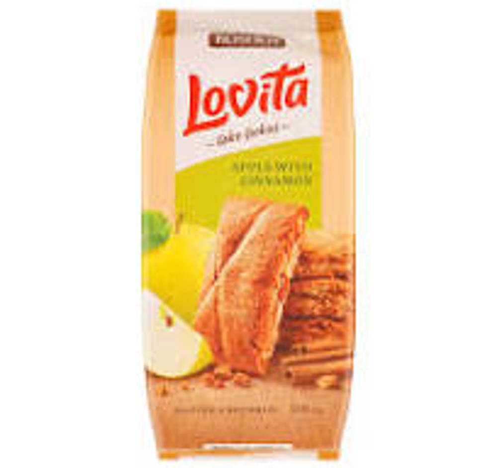 Здобне печиво Lovita Cake Cookies з яблуком та корицею,168г