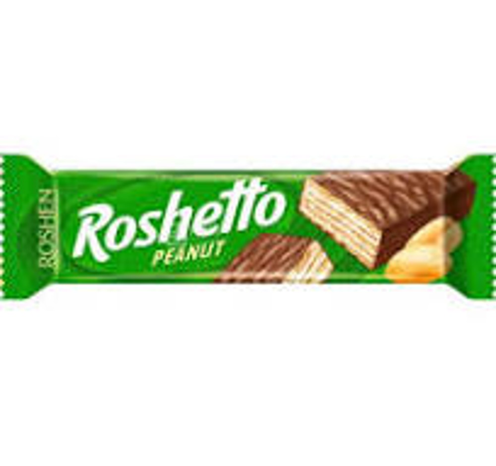 Roshetto Peanut ваф.батон 34г