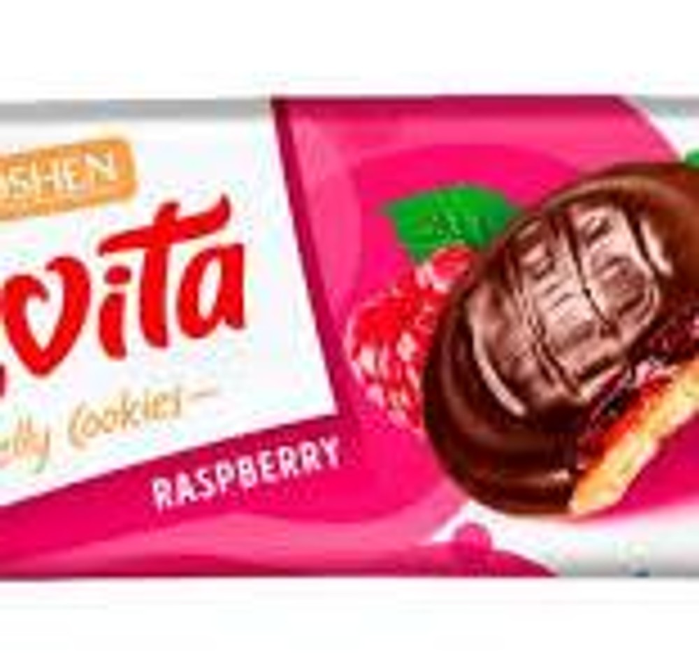 Здобне печиво Lovita Jelly 135г малина