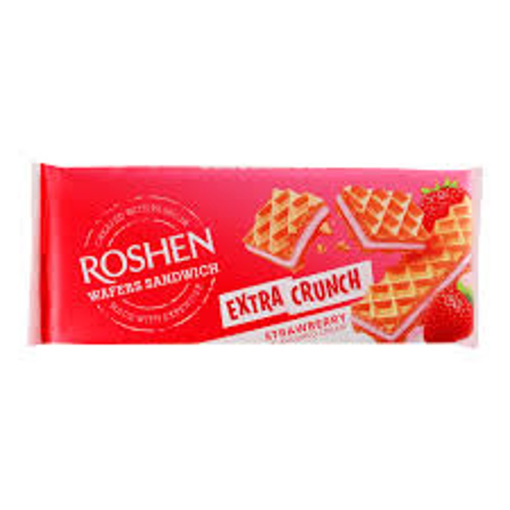 Вафлі Wafers Sandwich Cruch полуниця 142г