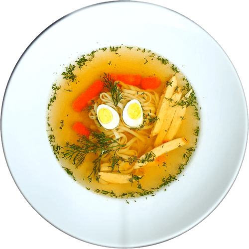 Бульйон з куркою
