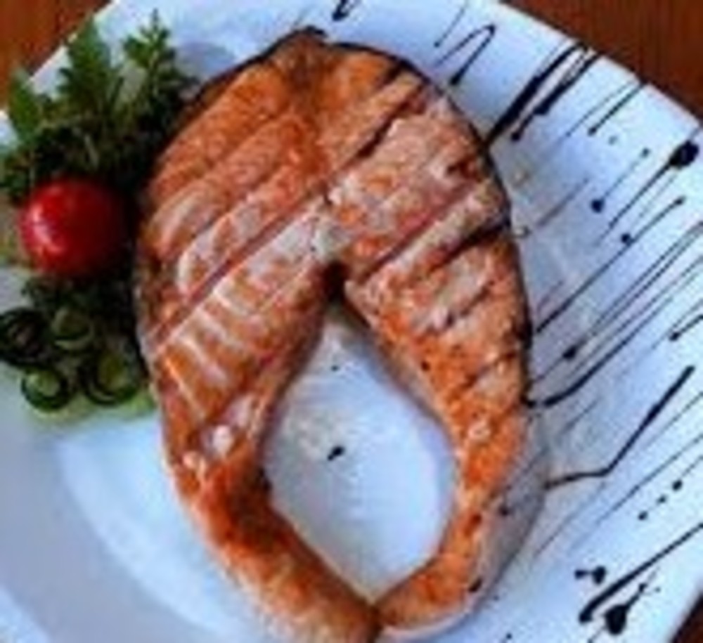 Стейк з лосося
